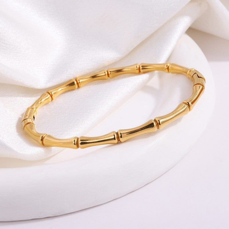 Bamboo model Bracelet-Gold ABDB2034